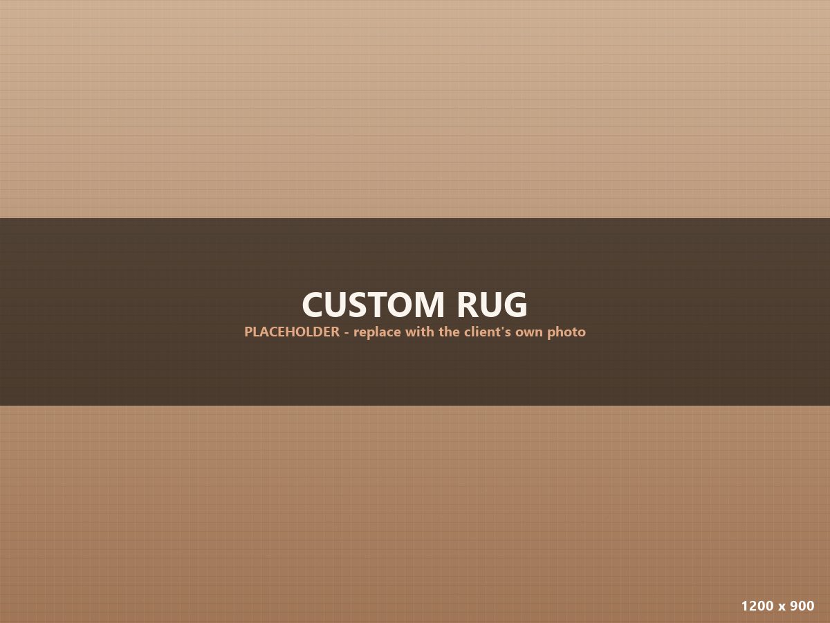 A custom rug design being tufted on the frame